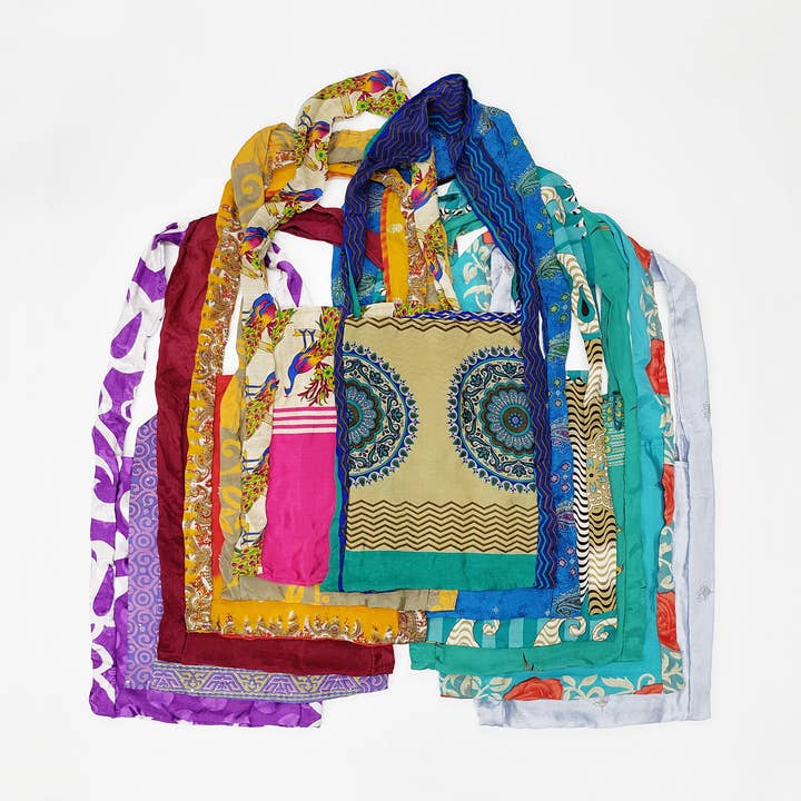 Kelly Assorted Fabric Shopper Bags Case of 10 and other Purchase Wholesale recycled tote. Free Returns & Net 60 Terms on Faire trending on Faire.