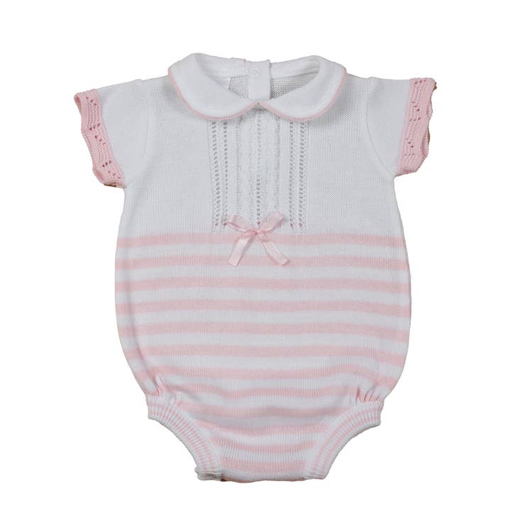 GRENOUILLÈRE À RAYURES POUR BÉBÉ FILLE pour la vente par Dolce Goccia