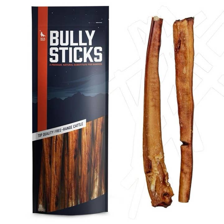 Wild Wolf 12-inch MegaBully Sticks (2 Pack) for wholesale by Wild Wolf Bully Sticks