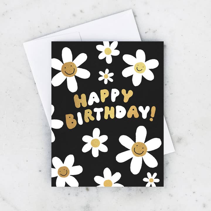 Idlewild Co. - Wholesale Birthday Card - Daisy Birthday Greeting Card1