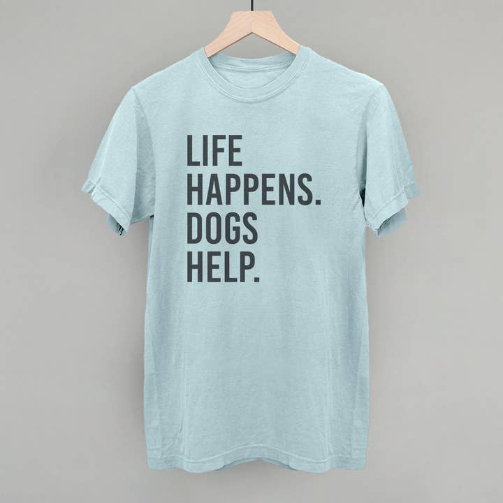 Ivy + Cloth - Wholesale Graphic Sweatshirt - Women's - Life Happens Dogs Help