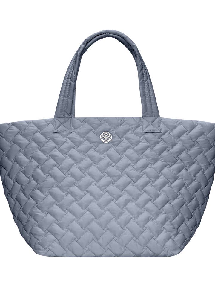 Gray Medium Quilted Tote similar MZ Wallace & Oliver Thomas for wholesale by Ameliora