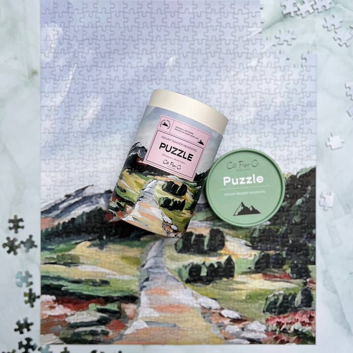Mount Rainier Puzzle for wholesale by Cate Paper Co.