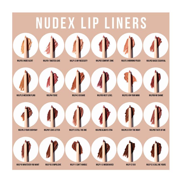 PINEAPPLE Beauty - Wholesale Lip Liner/Pencil - Beauty Creations NXLP11.5 Nude Lip Liner Misbehaved - 12pc