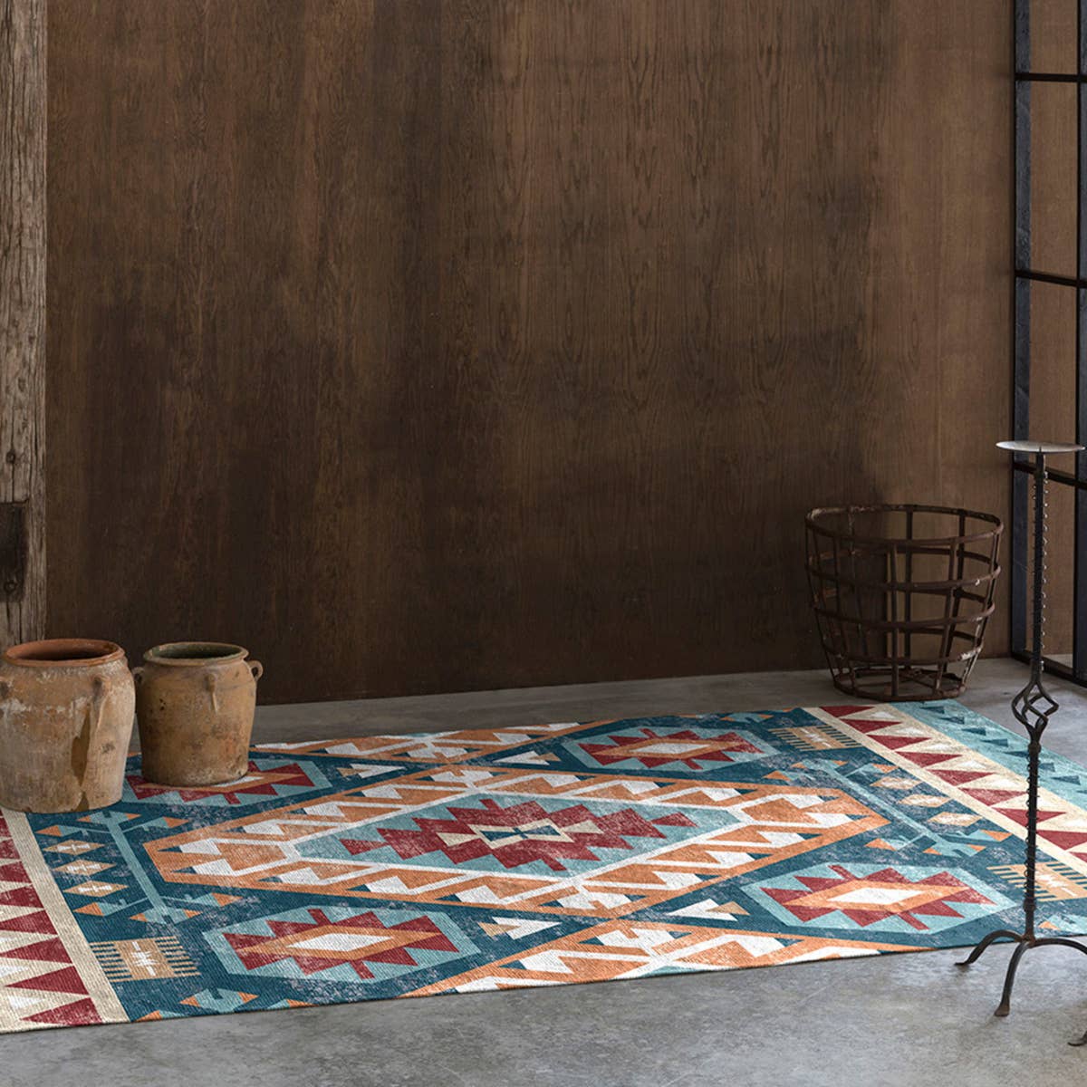 multicolored Decorative carpet XENIA for wholesale on Faire1