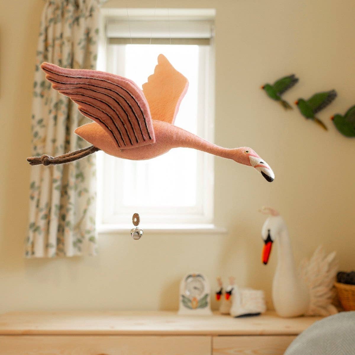 Sew Heart Felt - Wholesale Baby Mobile - Flapping Flamingo Mobile2