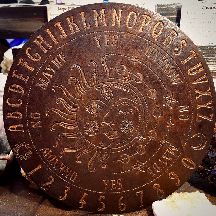 Desarwen - Vendita all'ingrosso Attrezzatura per meditazione - Tavola a pendolo da 15 cm in wicca, altare, divinazione delle streghe