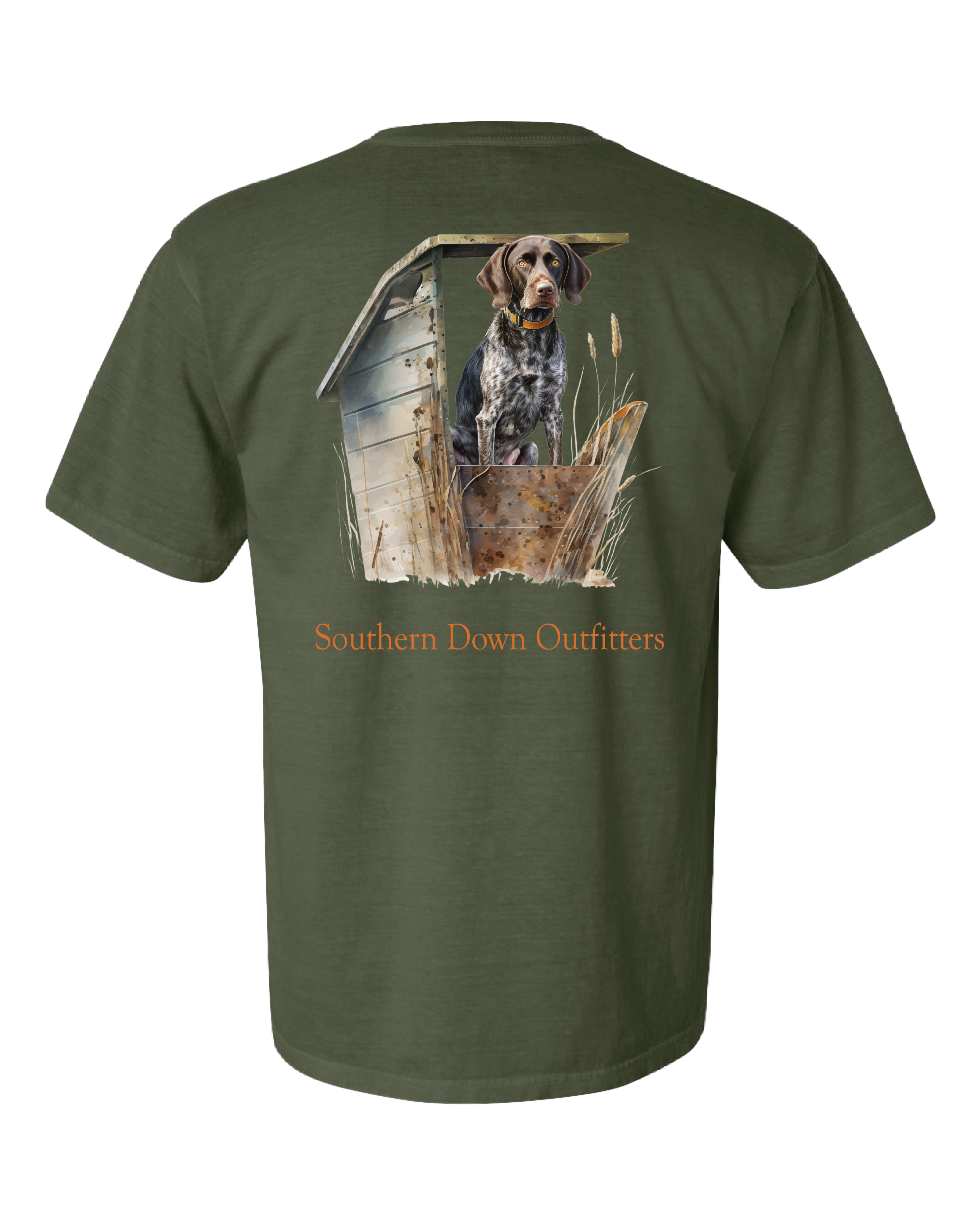 Southern Down Outfitters - Wholesale Screen Printed T-Shirt - Men's - Dog Blind Tee4
