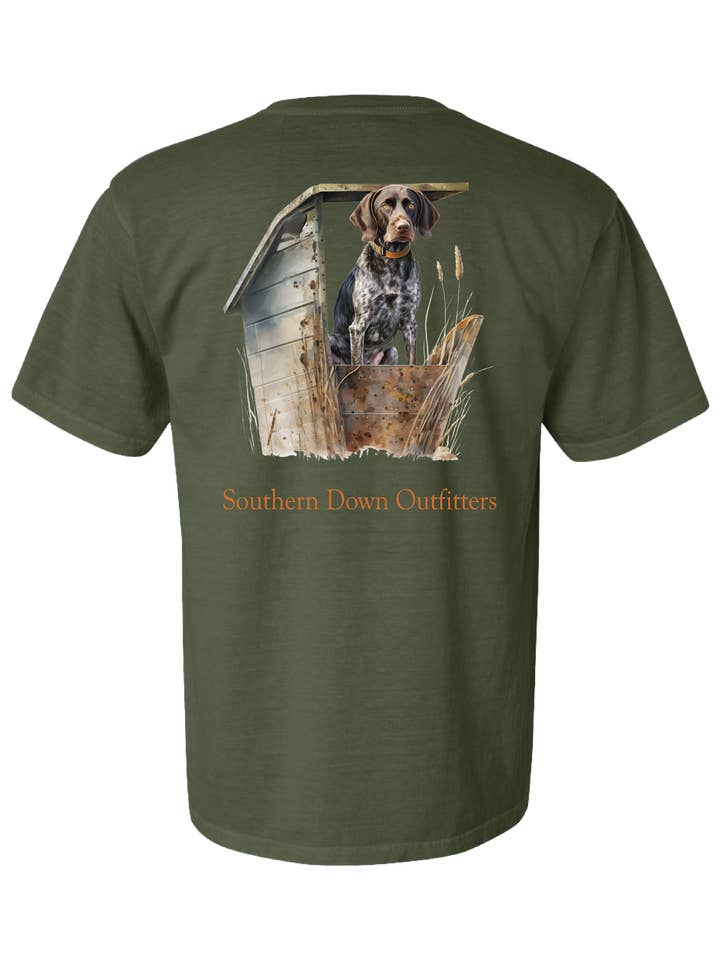 Southern Down Outfitters - Wholesale Screen Printed T-Shirt - Men's - Dog Blind Tee4