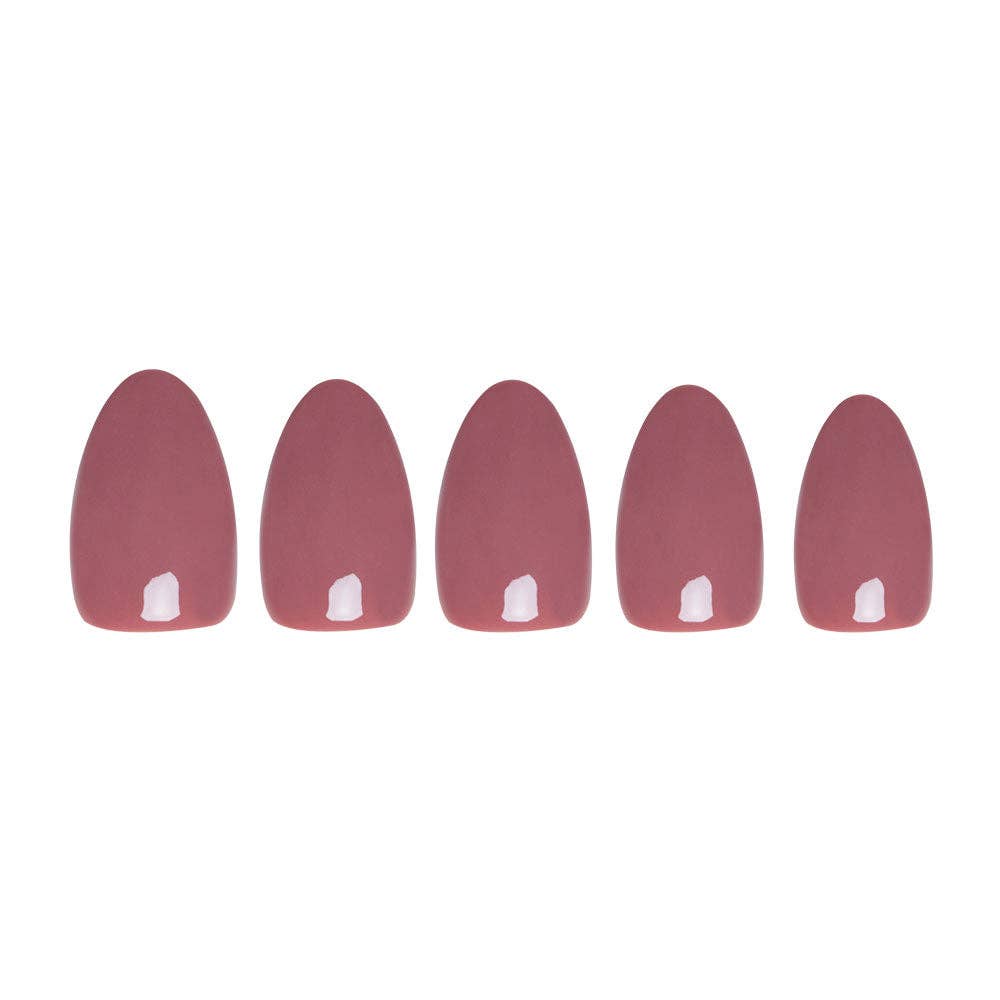 Glamnetic - Wholesale Press-On/Fake Nails - Fall Mauve Press-On Nails | Fall Solids | Short Oval2
