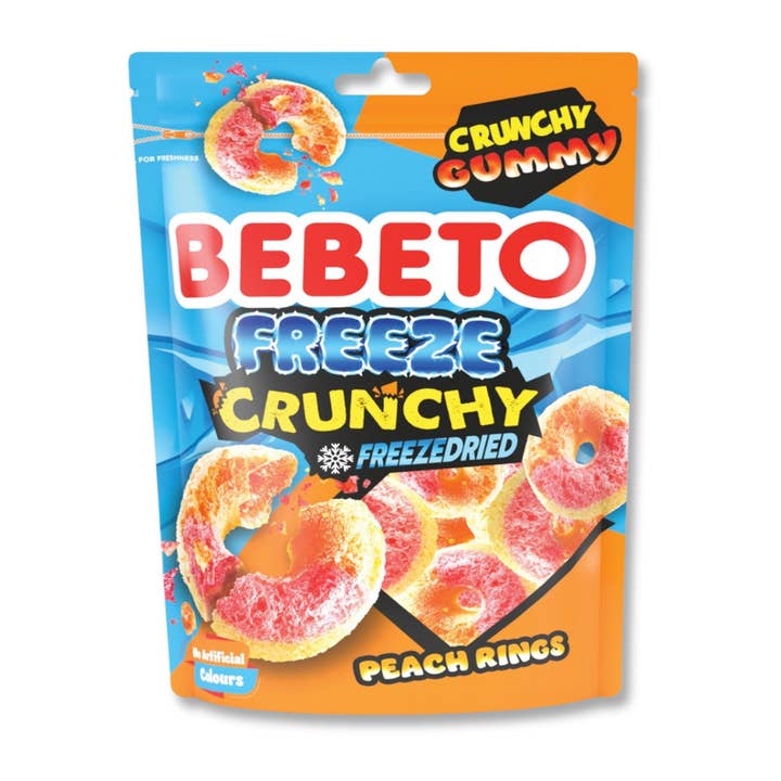 Bebeto Freeze Crunchy Peach - 35g for wholesale by 123bonbon