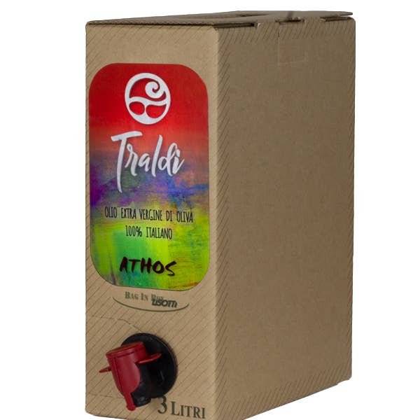 Olio Traldi di Boni Francesca - Wholesale Olive Oil - Athos Extra Virgin Olive Oil bag in box 3lt