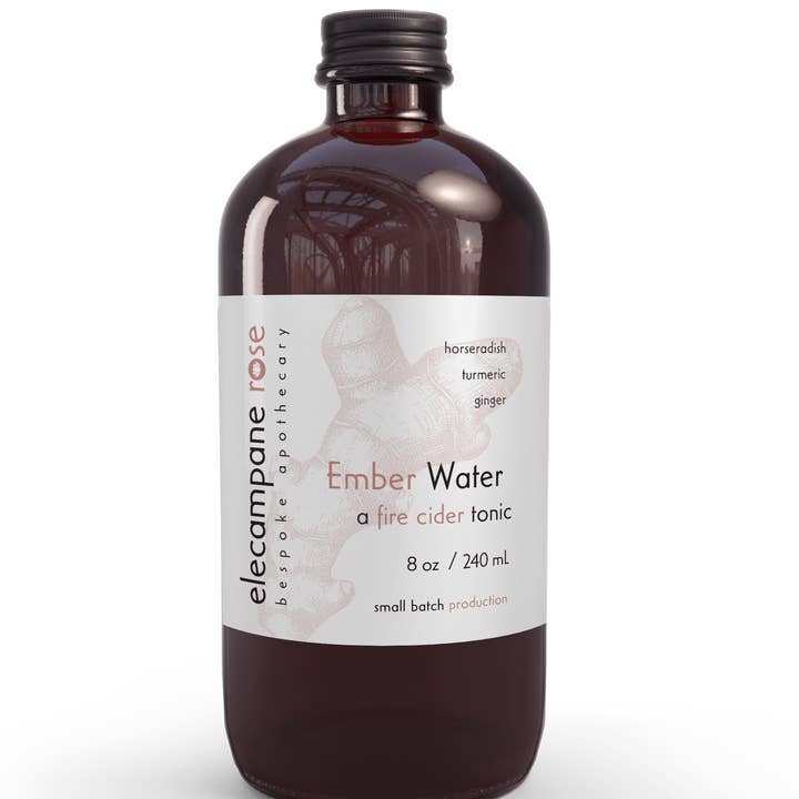 Ember Water | A Fire Cider Tonic for wholesale by Elecampane Rose Bespoke Apothecary™