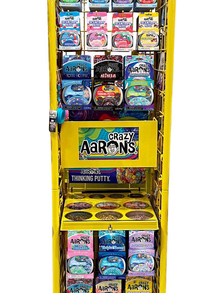 Crazy Aaron's Floor Display Fixture for wholesale by Crazy Aaron's