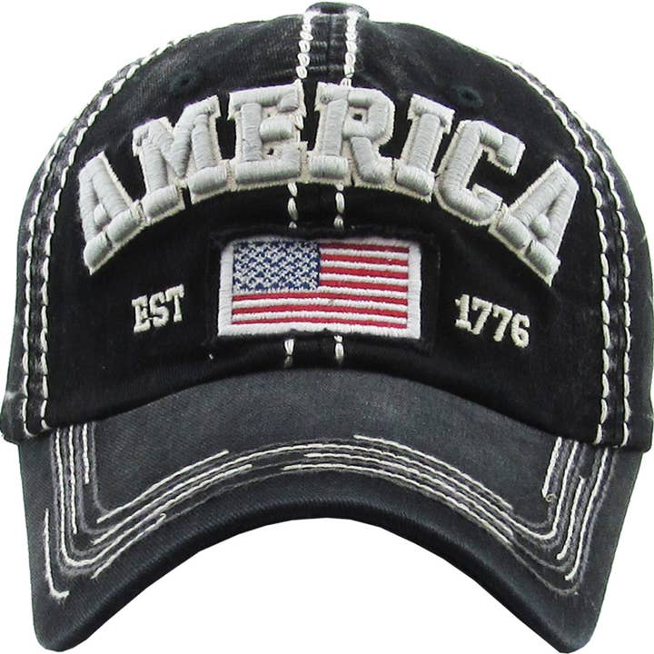 KBETHOS - Wholesale Baseball Cap - Unisex - USA/AMERICANA VINTAGE BALLCAP | KBETHOS