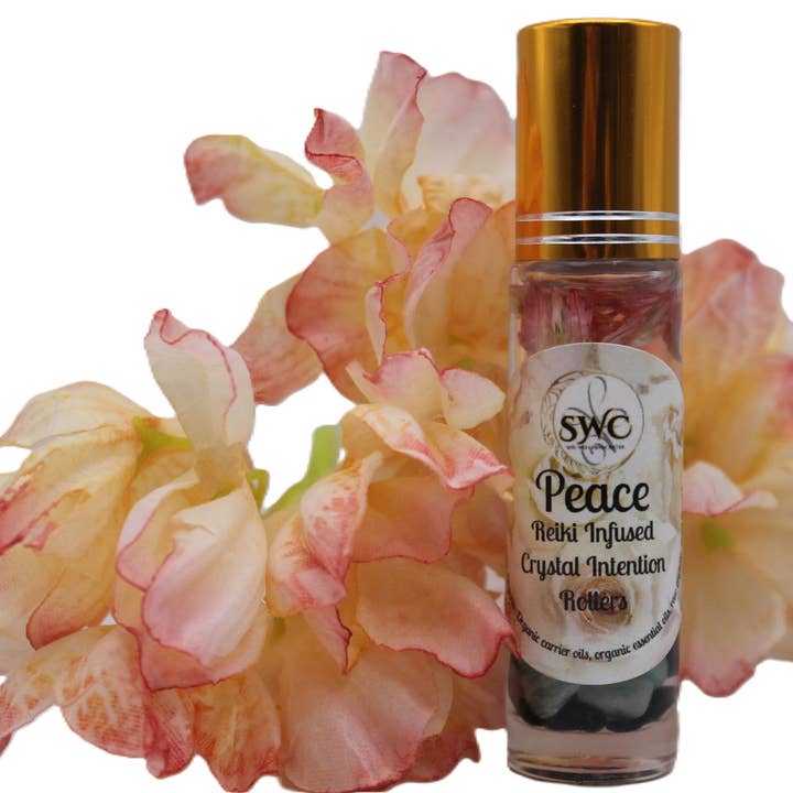 Crystal Intention Body Roller - Peace for wholesale by SWC Sisu Wellness Center