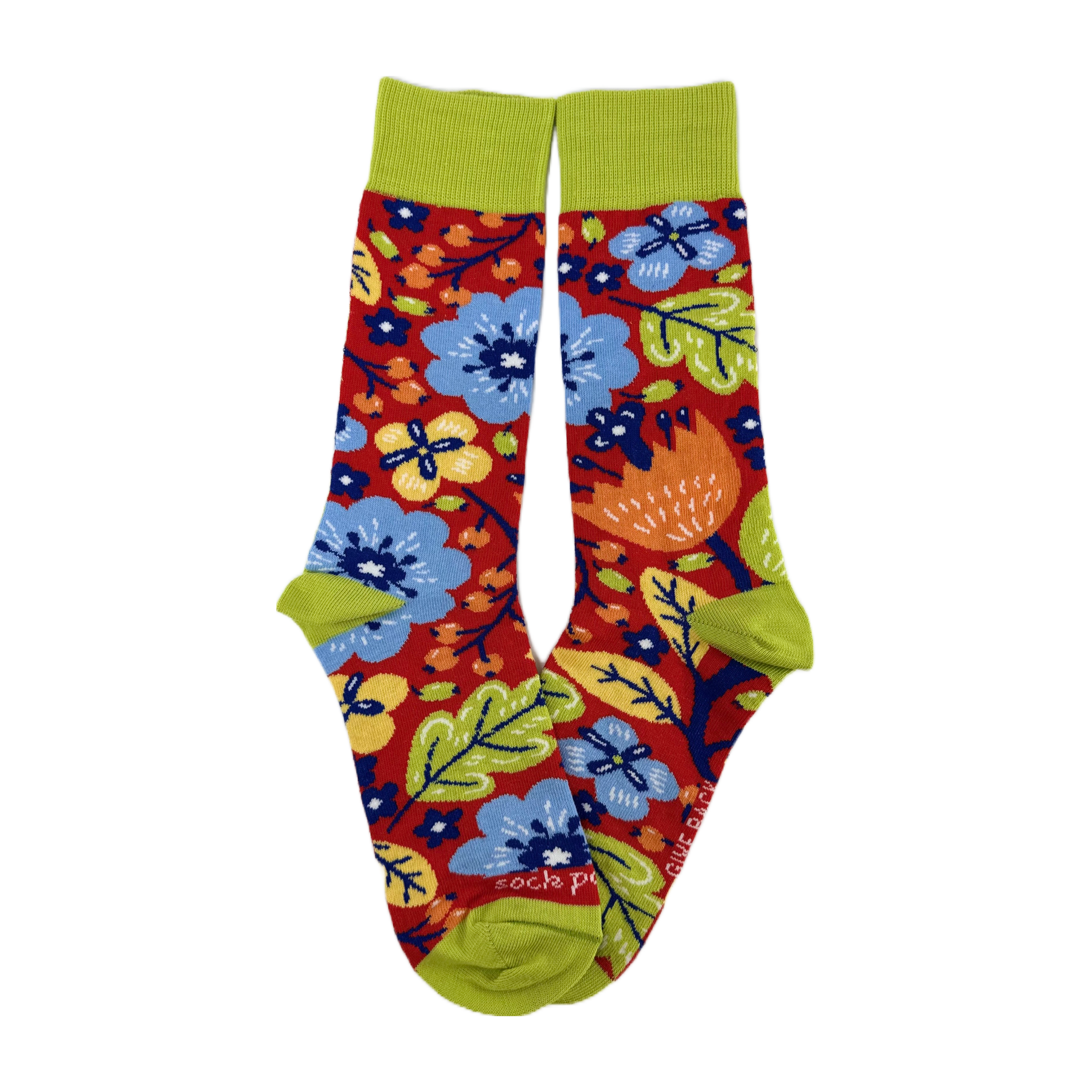 Sock Panda - Wholesale Socks - Women's - Exotic Flower Socks from the Sock Panda (Adult Medium - Women's Shoe Sizes 5-10)3