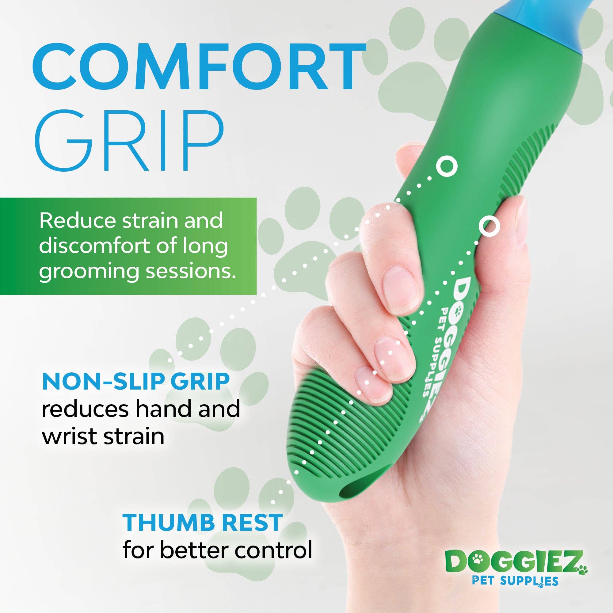 Doggiez Pet Supplies – wholesale Pet grooming aid – Dog – Single Row Undercoat Grooming Rake for Dogs or Cats1