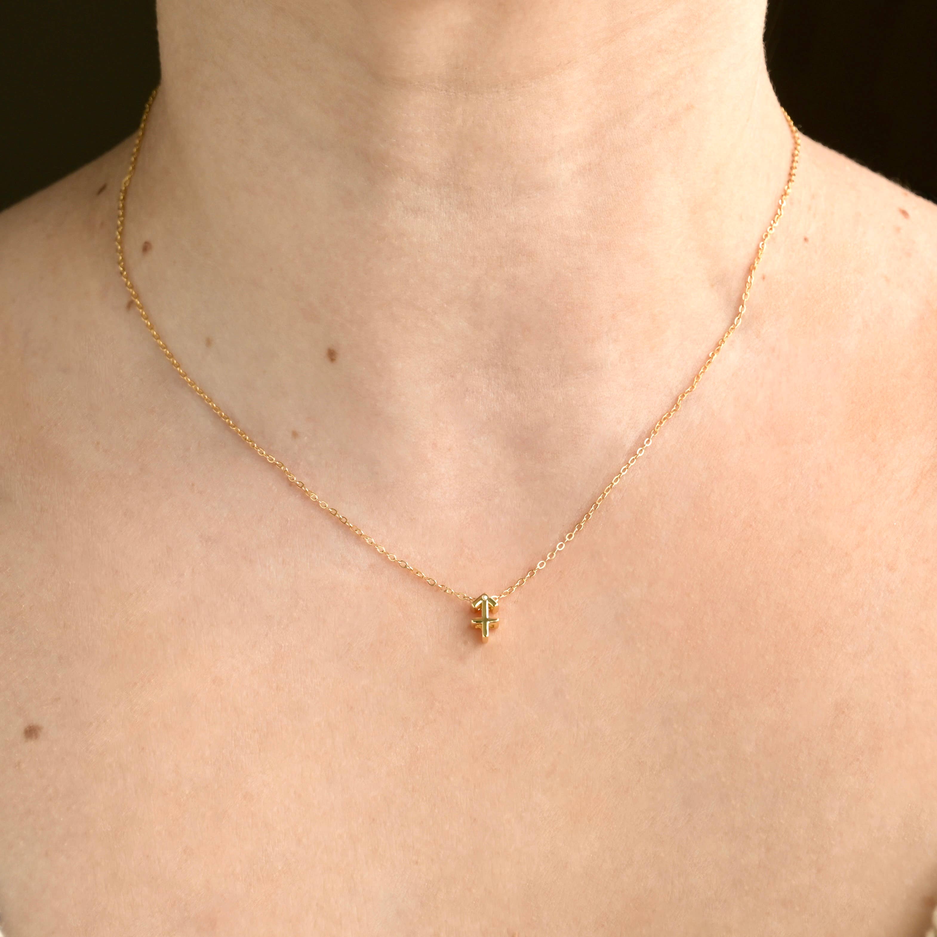 Blueyejewelry - Wholesale Pendant/Charm Necklace - Silver Zodiac Necklace - 925 Silver Dainty Zodiac Pendant 12