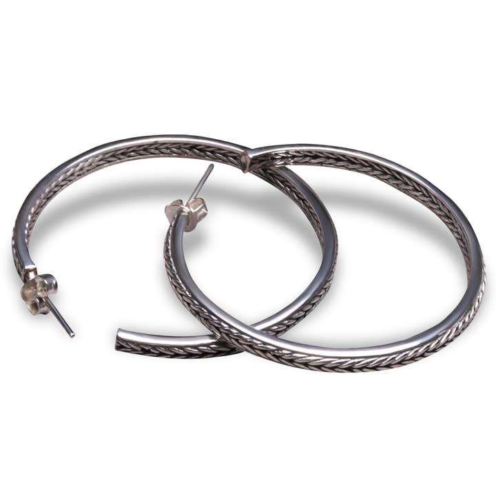 EARRINGS XIOMARA XL HOOPS for wholesale by Boho Bali