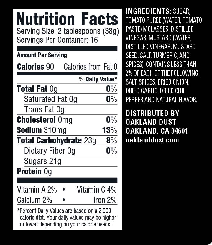 Oakland Dust - Vente Sauces barbecue - La Sauce BBQ1