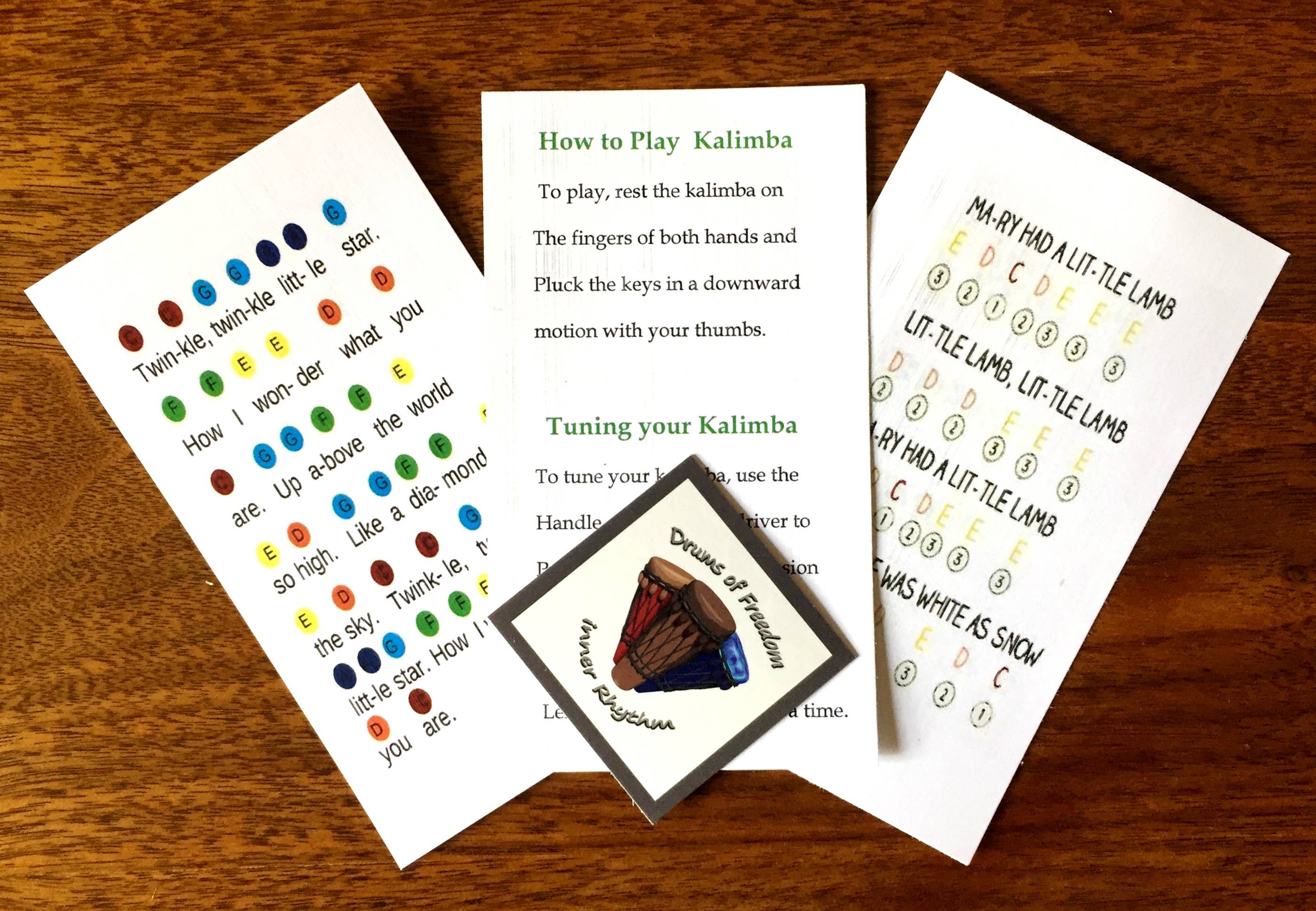 inRhythm - Wholesale Musical Instrument - Kalimba Thumb Piano 10 Key for Beginners Music Instrument11