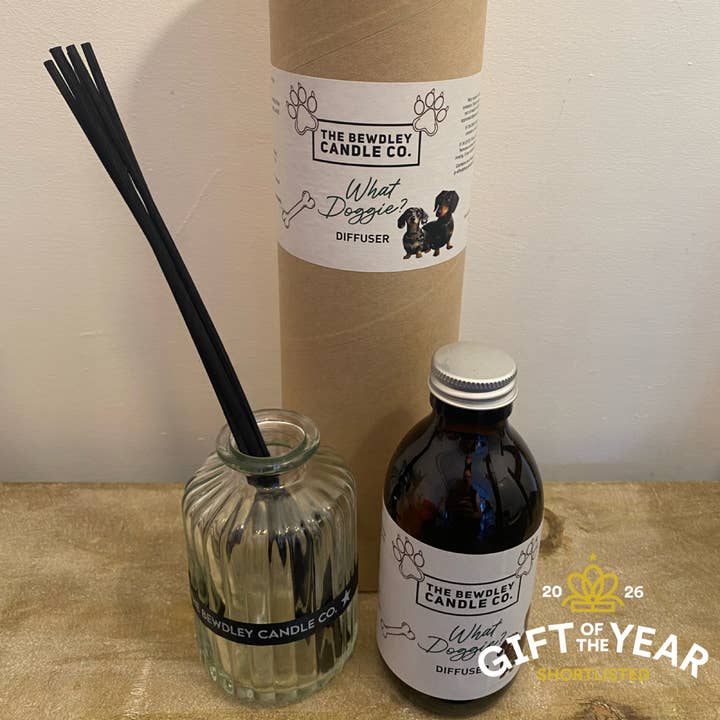 What Doggie? Room Diffuser 200ml for wholesale by The Bewdley Candle Co.