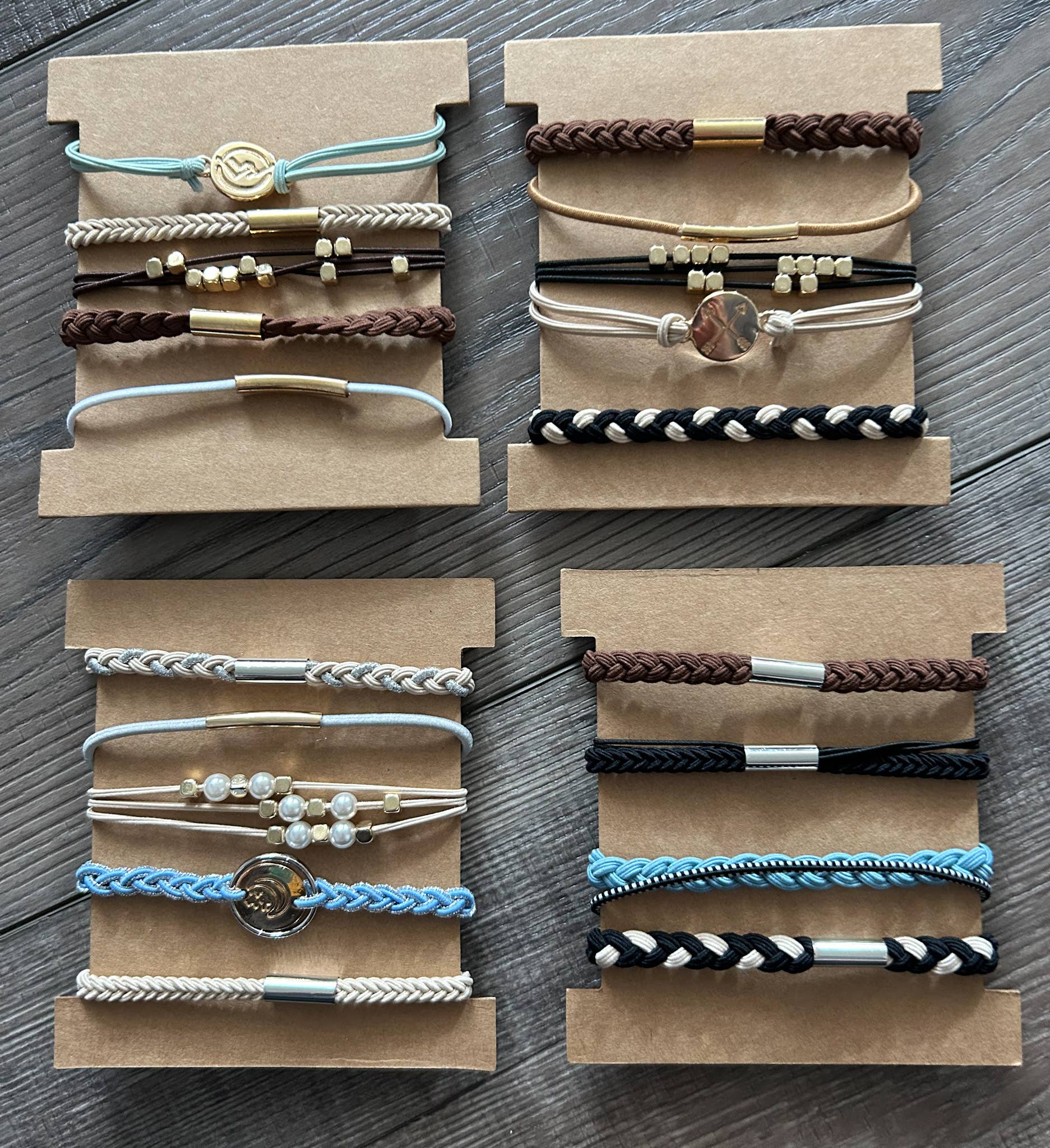 JILLIAN INK LLC - Vente Parures de bijoux - Ensembles de bracelets à nouer pour cheveux2