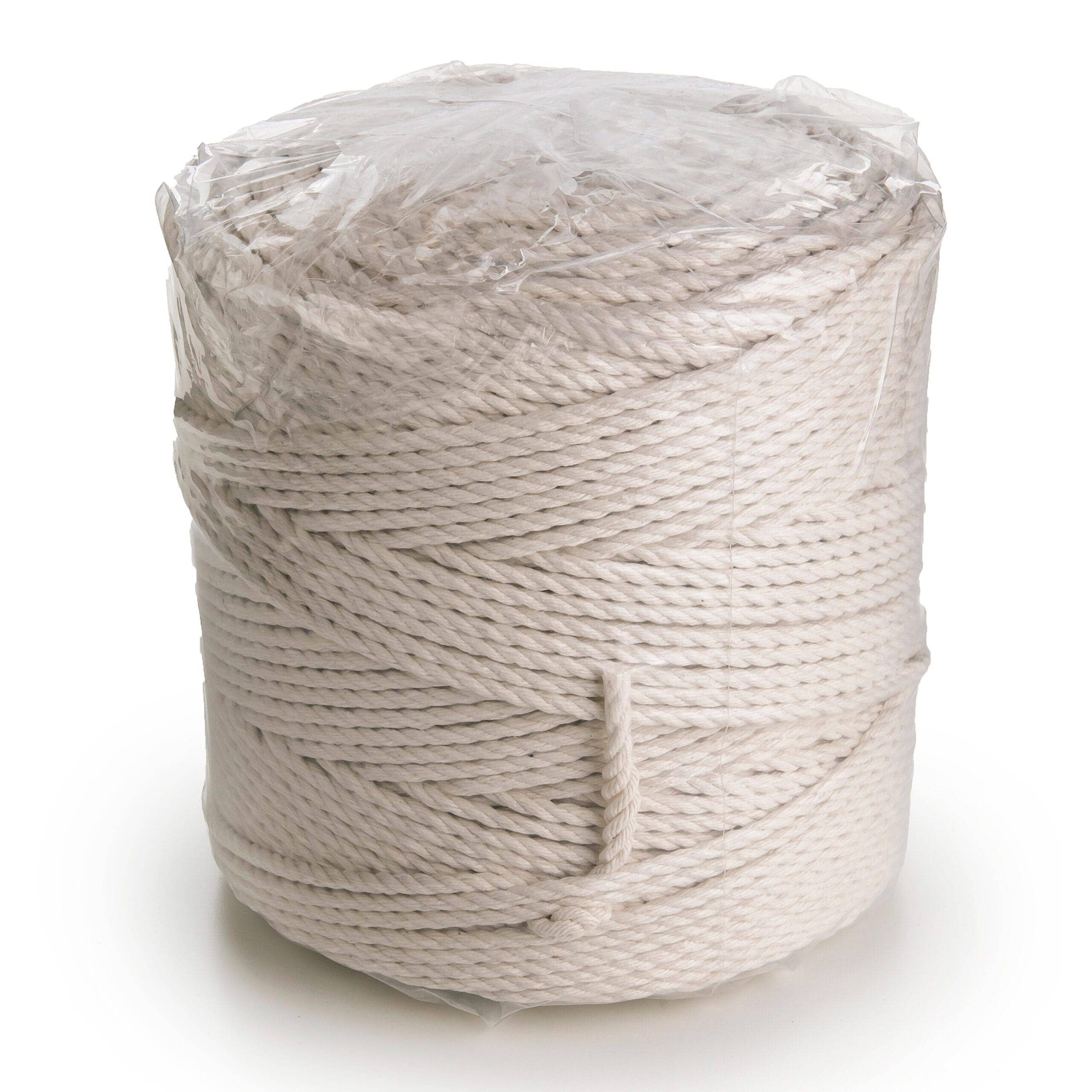MB Cordas - Wholesale Cord - 4MM 3 Strand Twisted NATURAL Macrame Cotton Cord 1,5 kg, 280m  Macrame Rope 3 ply Craft String5