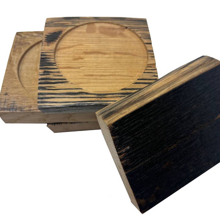 Barrel-Art - Wholesale Onderzetters - Whiskeyvat Onderzetters | Set van 42