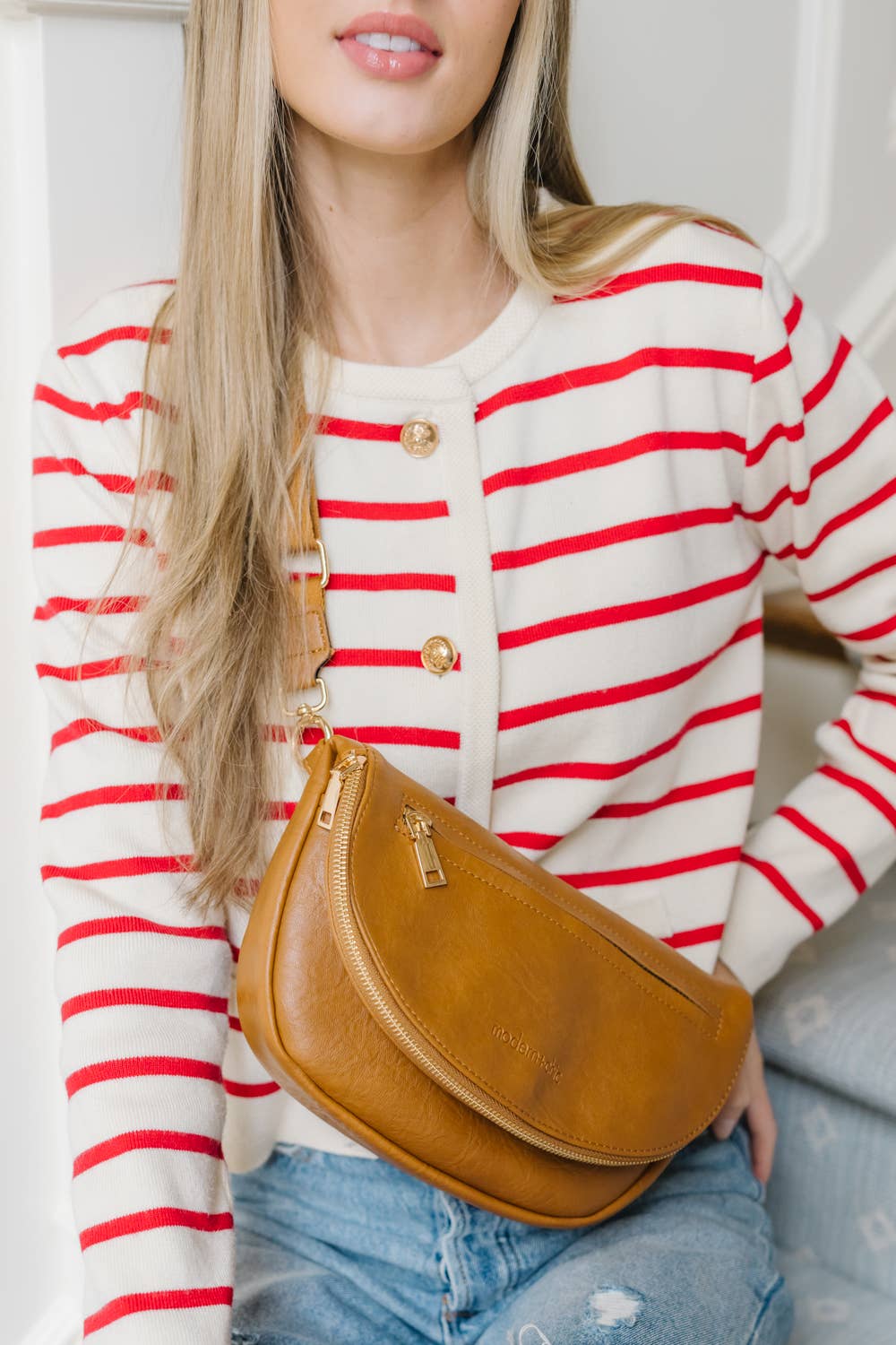 modern and chic - Wholesale Belt Bag - Women's - Holly Foldover Satchel Crossbody Belt Bag9