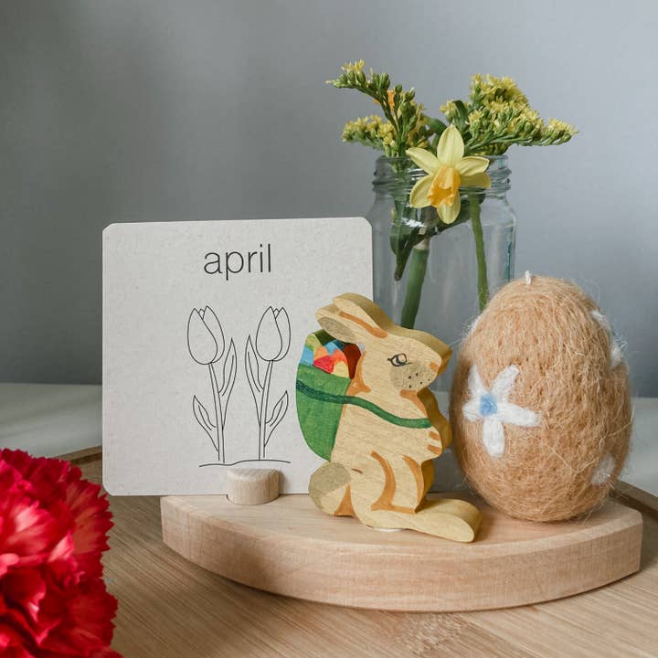 Maandkaarten seizoenstafel & jaarring - Waldorf/ Montessori voor wholesale door Wildebras