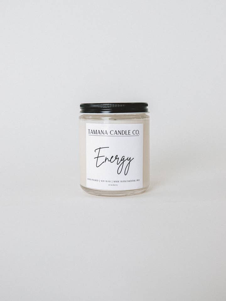 Energy 8oz. for wholesale by Tamana Candle Co.