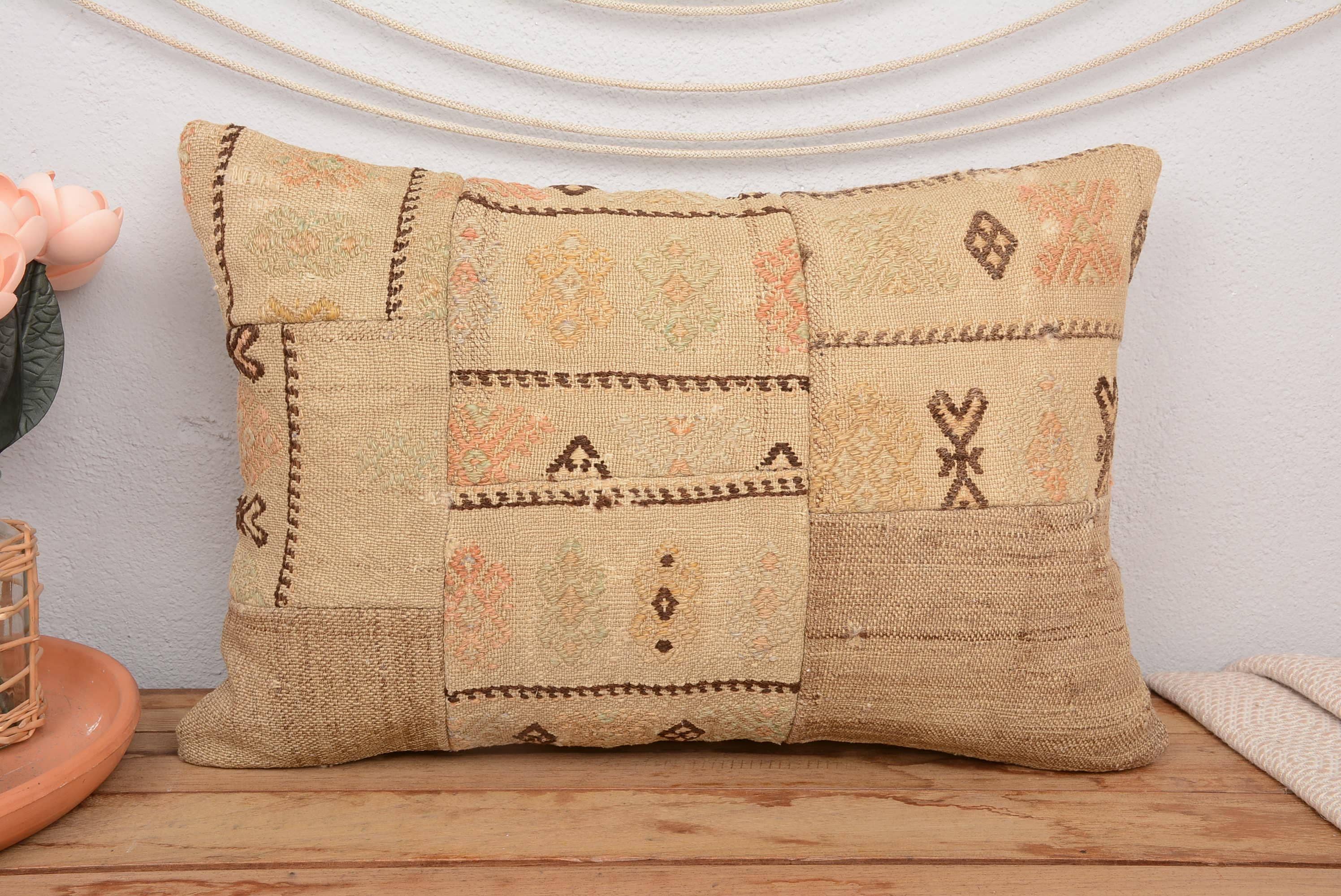 Kilim Pillow Decors - Wholesale Sierkussensloop - Turkse Kilim Sierkussenhoes 16x24 Patchwork Boho1