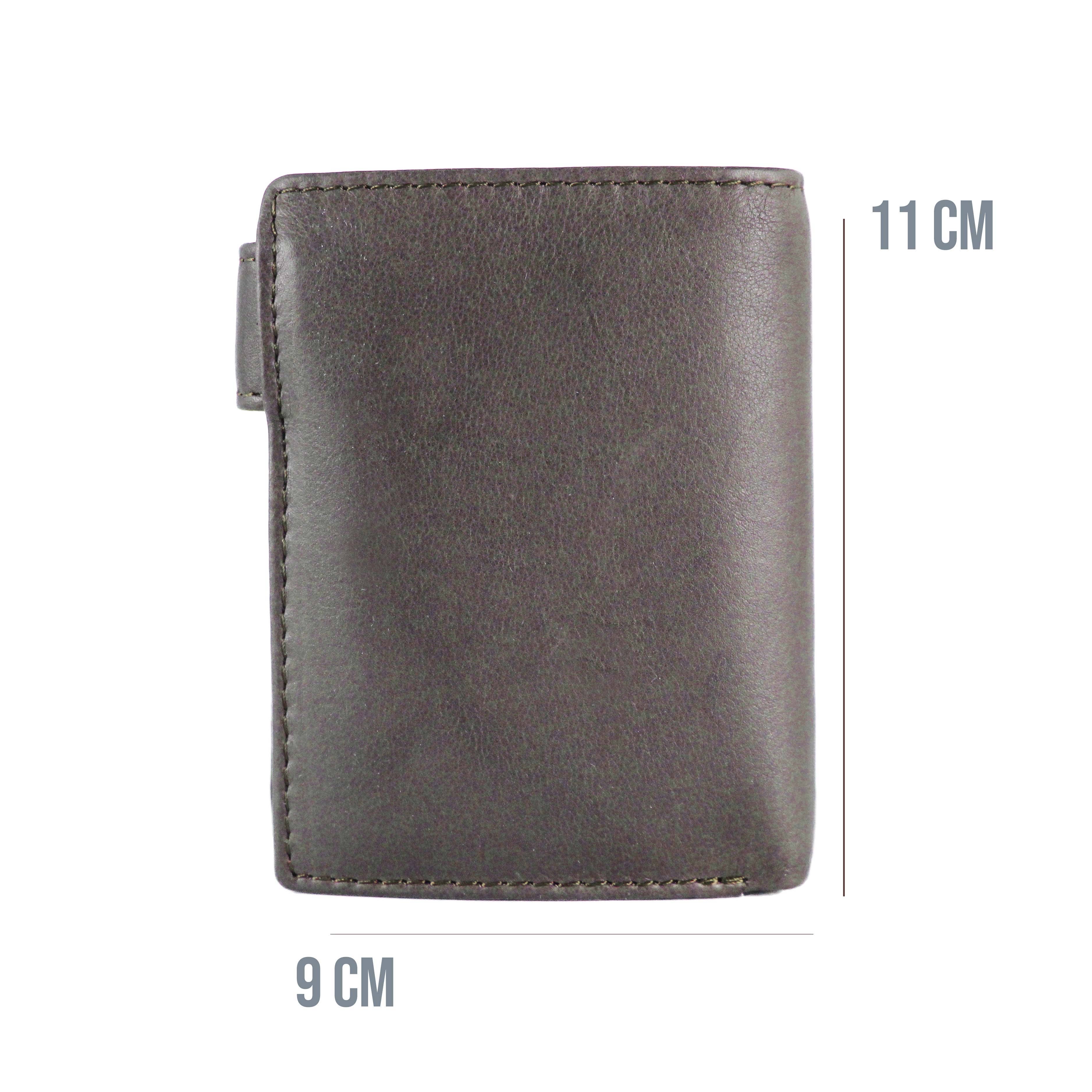 Zerimar 1942 - Wholesale Wallet - Men's - Men's leather wallet purse card holder 10x9 cm  12