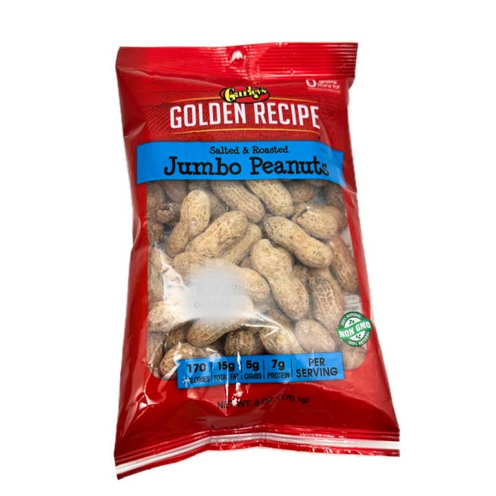 I Got Your Candy - Wholesale Nuts - Salted & Roasted Jumbo Peanuts 6oz - 12ct