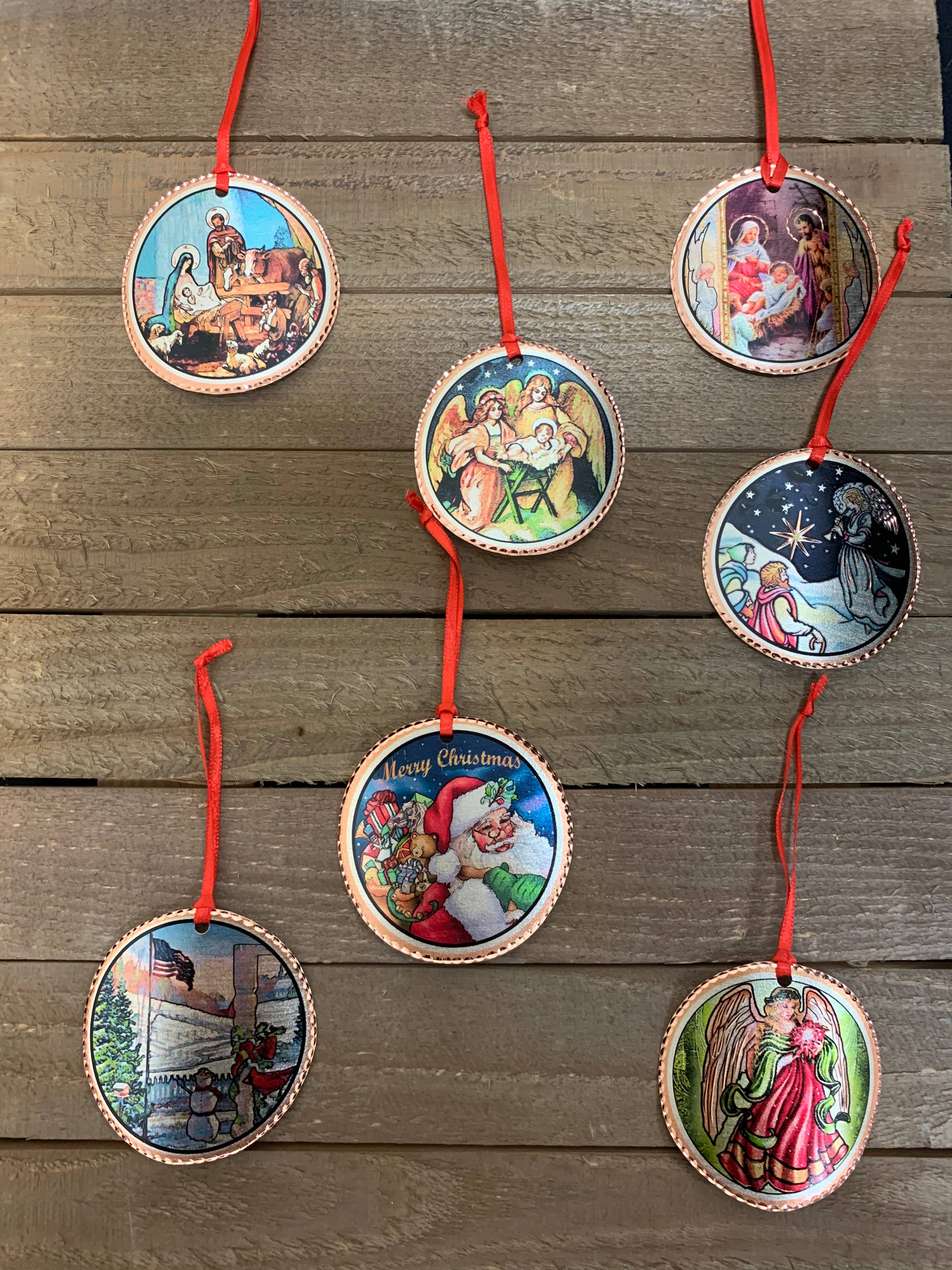 COPPER ARTS INC. - Wholesale Ornament - XC 15 Angels & Baby Jesus Christmas Ornament2