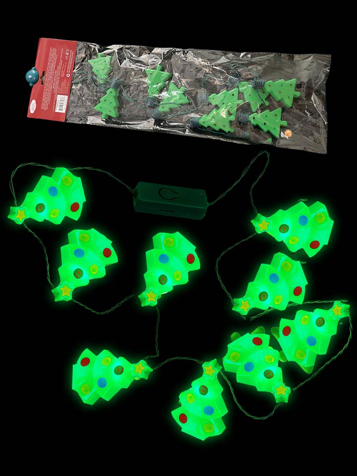 Christmas Tree Flashing String Led Light Necklace for wholesale by Cap Zone