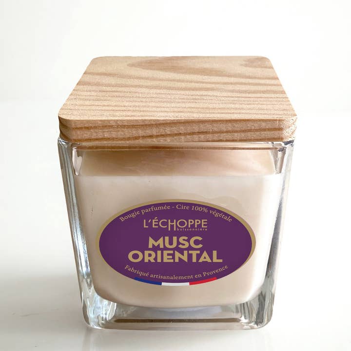 L'Échoppe Buissonnière - Wholesale Jar/Filled Candle - Oriental Musk - Scented Candle 190g1