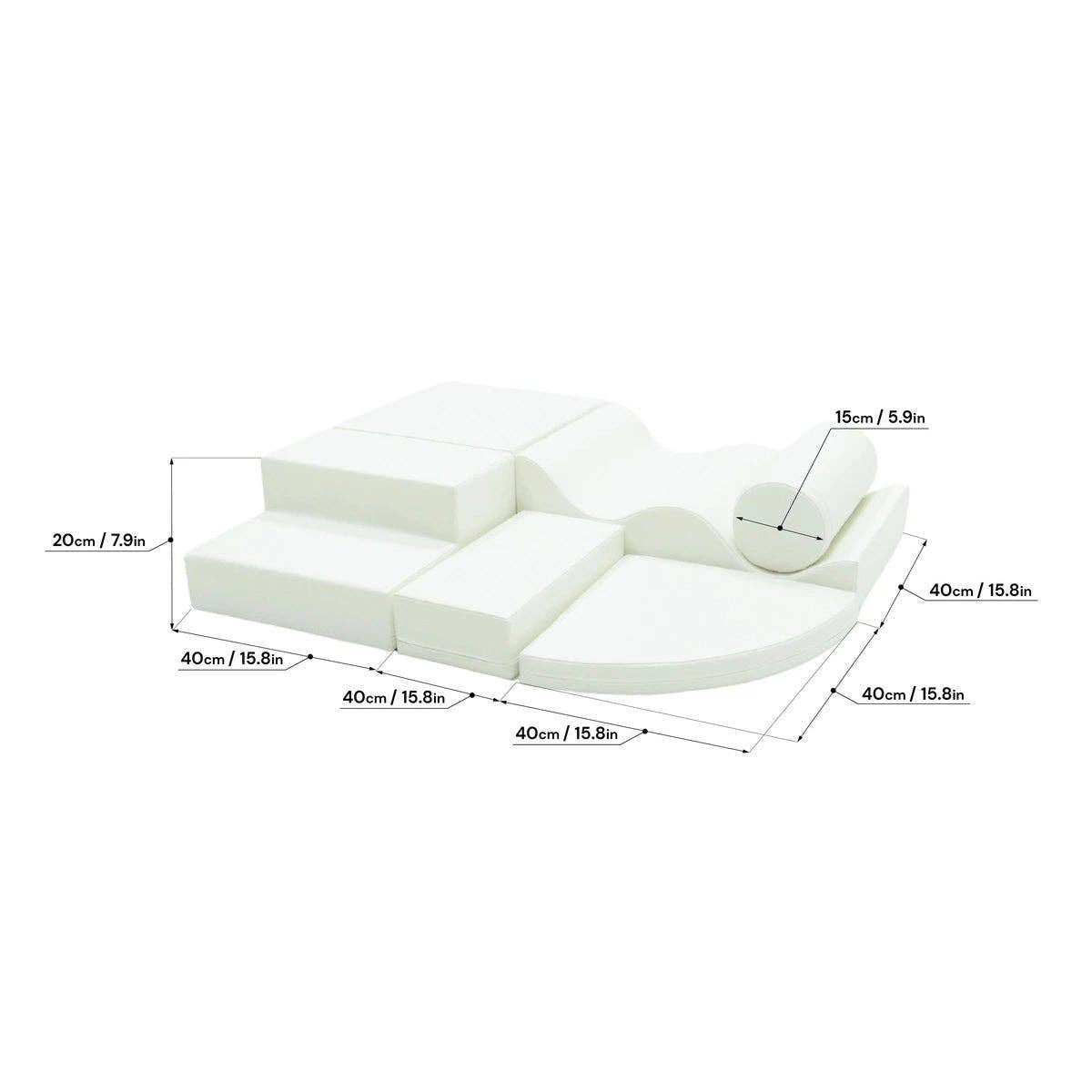 IGLU SOFT PLAY LTD - Venta al por mayor Conjunto de juguetes - Niños - Set Soft Play - Explorer26