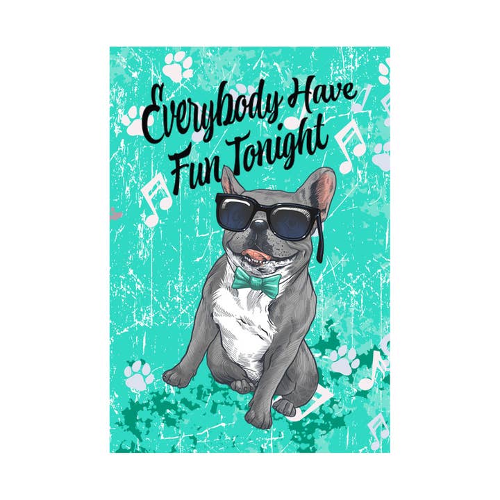 Todos Divertam-se esta noite - cão por atacado de Fun Fridge Magnets