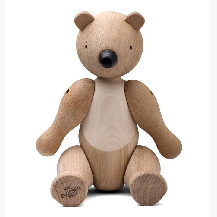 Kay Bojesen - Bears - Oak & Maple Wood Figurine - Med or Lg for wholesale by Danish Design Collective