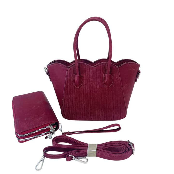 AR New York - Wholesale Top Handle Bag - Women's - 7208 - Satchel Handbag with Wallet 2 in 13