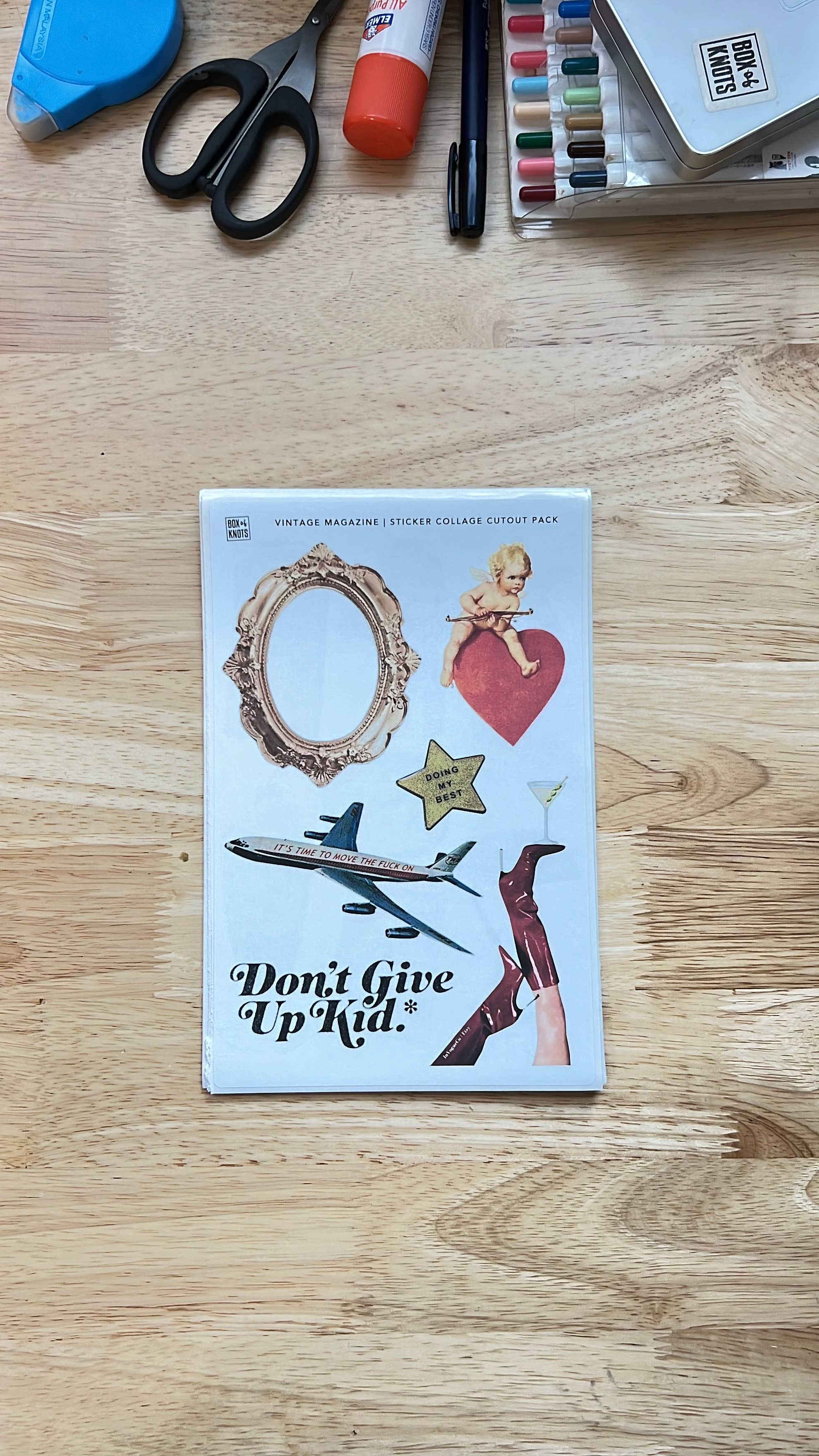 BOX OF KNOTS - Wholesale DIY Craft Kit - THE VINTAGE MAGAZINE COLLECTION | JOURNAL KIT6