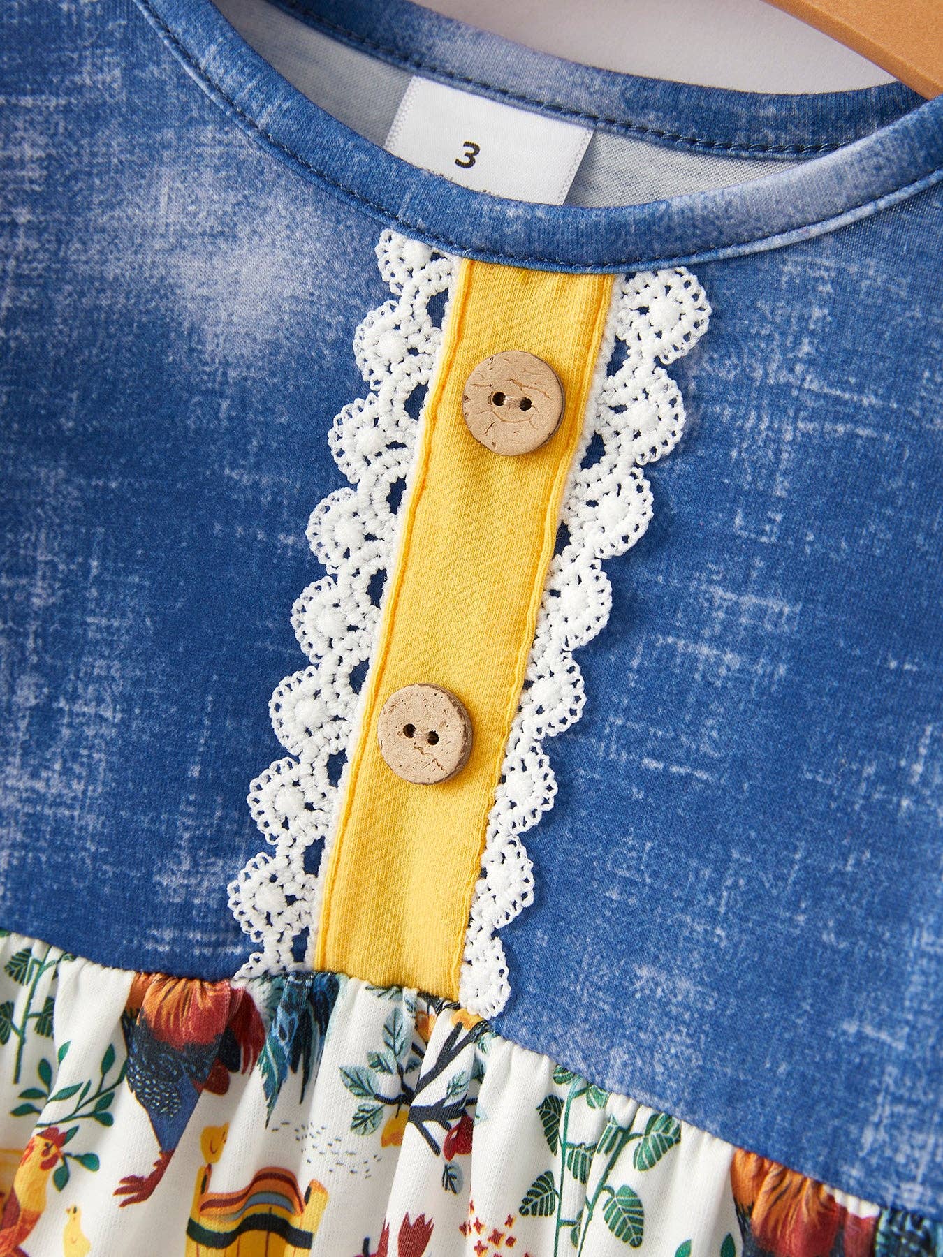 Rylee Faith Designs - Wholesale Top & Pant Set - Kids - Farm Print Girls Outfits Set5