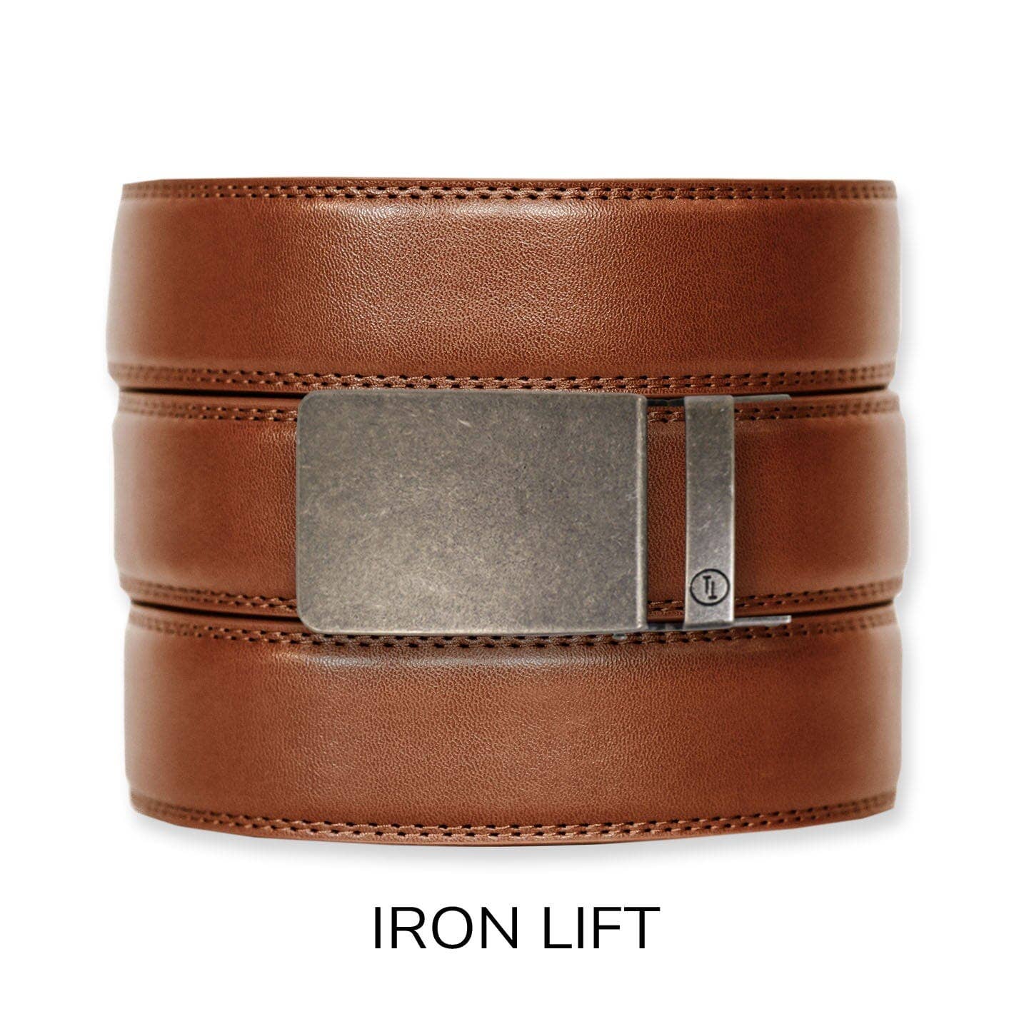 Tough Apparel - Wholesale Belt - Men's - Cognac Leather Ratchet Belt & Buckle Set1