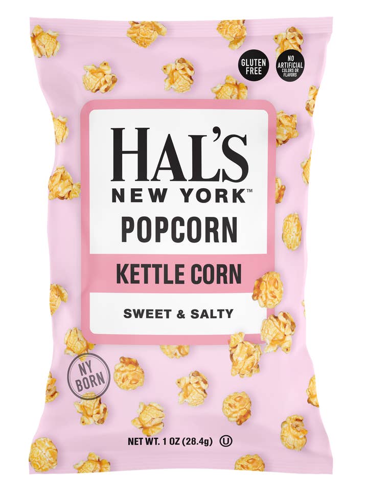 Hal's New York POPCORN Sweet & Salty Kettle Corn 1oz for wholesale by Hal's New York