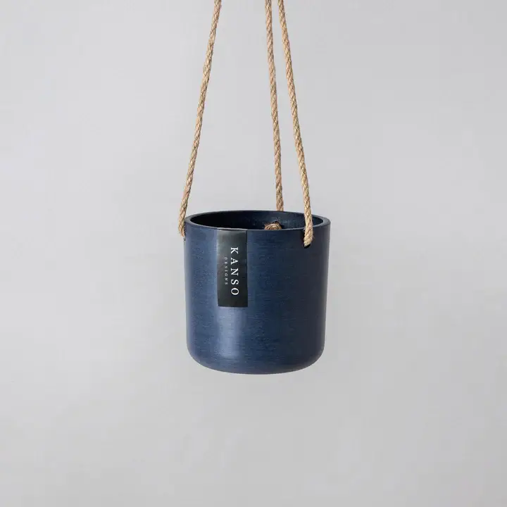 Kanso Designs - Wholesale Hanging planter - 4" Signature Stone Hanging Planter Pot7