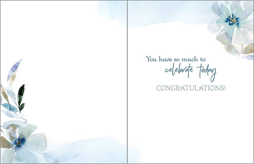 GINA B DESIGNS - Wholesale Anniversary Card - Anniversary Greeting Card - 25th Anniversary Flowers1