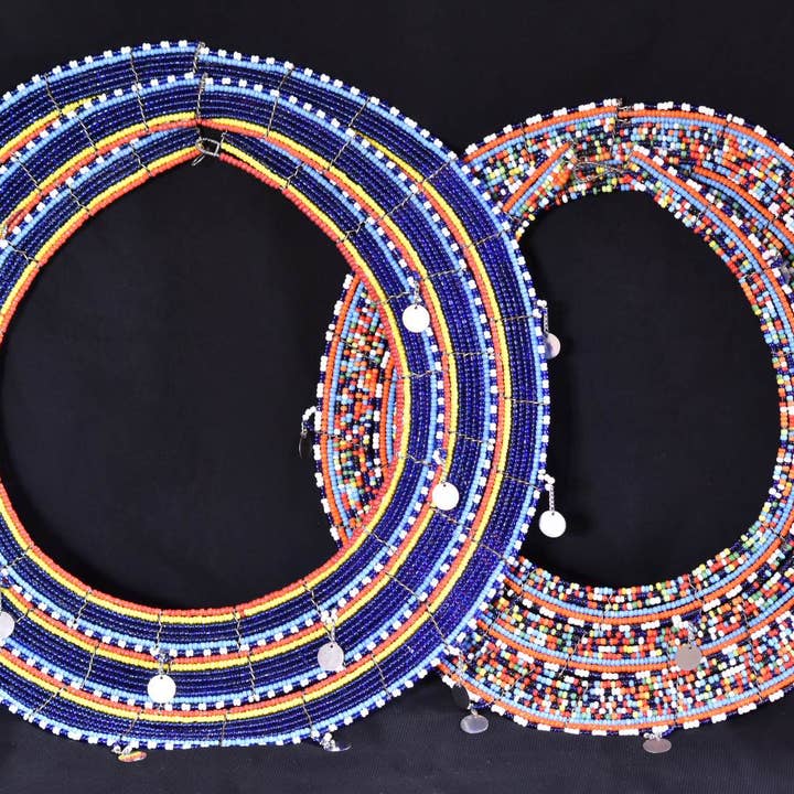 Round Large Tribal Necklace for wholesale by Tanzania Shopper